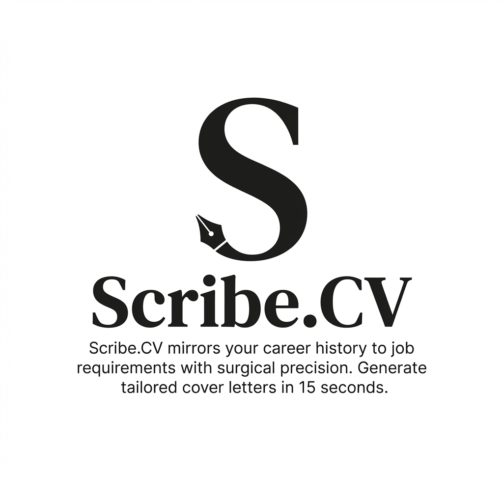 Scribe.CV | Write Tailored Cover Letters with AI Alignment